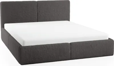 Obrázek produktu pro FEDVE čalouněná postel dvojlůžko Riberia Slim postel s podnožkou 160x200