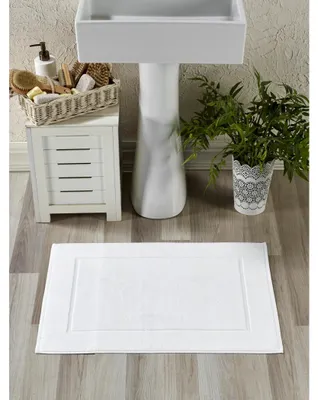 Productafbeelding van Hotelbadmat 50x70 cm, katoen, 700 g/m², wit