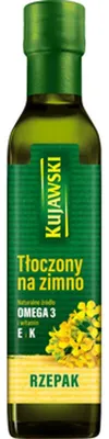 Productafbeelding van Kujawski rapsolie, ongeraffineerd, koudgeperst, 250 ml