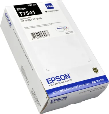 Produktbild von Epson WF-8090 / WF-8590 Ink Cartridge XXL Black, Hohe (XL-) Ausbeute, Schwarz, Tinte auf Pigmentbasis, 202 ml, 1 Stück(e), Einzelpackung