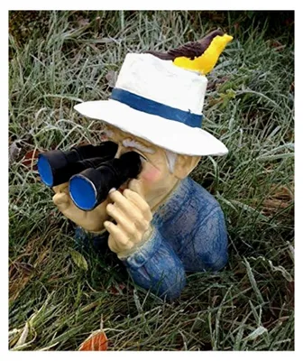 Produktbild von Opa mit Fernglas Spanner Figur Dekofigur 31 cm