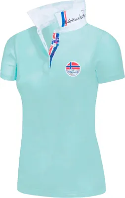 Zdjęcie produktu dla Nebulus koszulka polo REBOUND damska, koszulka, bluza, polo, P6585 - damska, miętowo-biały, XL/42