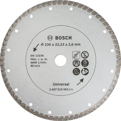 Produktbild von Diamanttrennscheibe Turbo, Durchmesser: 230 mm