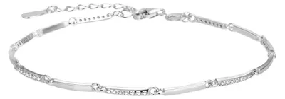 Immagine prodotto di Bracciale d'argento scintillante con zirconi, modello AGB756/21