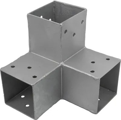 Produktbild von GeZu Impex® Pfostenecke für 3 Balken 70 x 70 mm Pfostenverbinder Holzverbinder