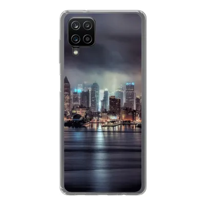 Produktbild von MuchoWow® Handyhülle Schutzhülle Hülle für Samsung Galaxy A12 New York - Amerika - Skyline Silikon Softcase Handy Hülle - Bild