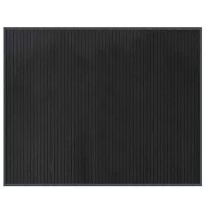 Produktbild von vidaXL Teppich Rechteckig Grau 80x100 cm Bambus