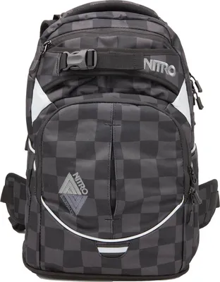 Produktbild von NITRO Schulrucksack Rucksack Daypacker Collection Superhero Backpack 30L Checker schwarz mehrfarbig