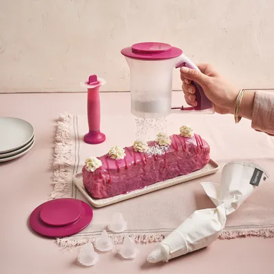 Produktbild von Tupperware Backen Rucki-Zucki brombeere Puderzucker