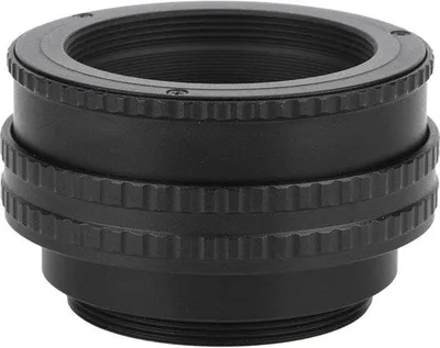 Productafbeelding van Universele, scherpstelbare helicoïde adapter M42, geschikt voor lenzen met een schroefdraad van 17-31 mm - Macro-lensadapter met helicoïde voor ambitieuze fotografen