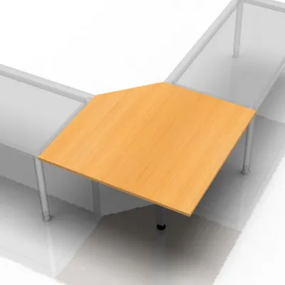 Produktbild von RT12 G - Trapezplatte 120x120 Buche