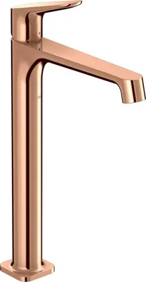 Produktbild von Einhebel-Waschtischmischer AXOR CITTERIO M 250 DN 15 f Waschschüs. o Zugst. pol. red go ohne Zugstange polished red gold