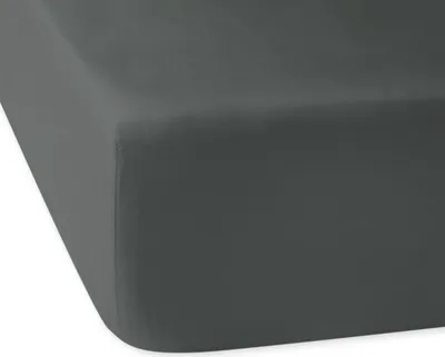 Zdjęcie produktu dla Prześcieradło satynowe z gumką 180x200 cm szare