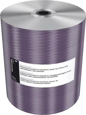 Immagine prodotto di MediaRange MRPL608-C MediaRange DVD+R 4.7GB 100pcs 16x silber unbedruckt (Shrink)