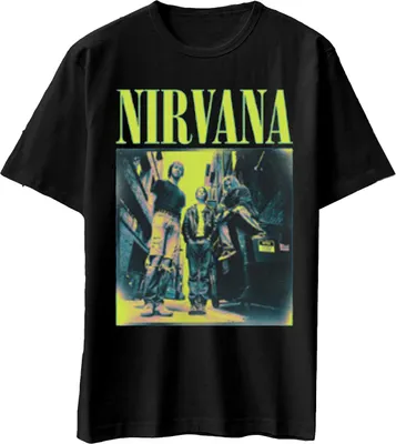 Image de Nirvana - "Kings Of The Street" T-shirt pour homme/femme unie RO4142 (M) (Noir)