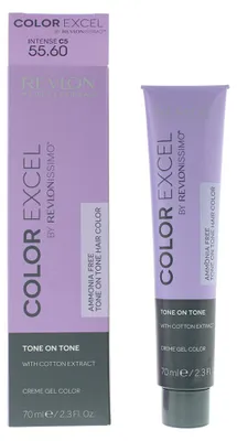 Produktbild von Revlon Color Excel Demi-permanente Haarfarbe 55.60 Intense Dark Red 70 ml