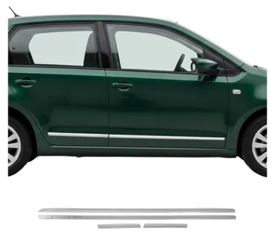 Produktbild von Seitentürleiste Türleisten Türschutzleiste für Skoda Citigo 2011-2017 Chrom 4x, KI-generiertes Bild