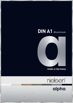 Produktbild von nielsen Aluminium Bilderrahmen Alpha, 59,4x84,1 cm (A1), Silber