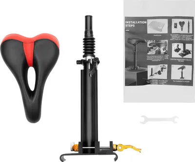 Obrázek produktu pro Nastavitelné sedadlo pro elektrické koloběžky – pro modely M365/M365 Pro – výška 45–65 cm – sedadlo zPolyuretan26×16 cm – hliníkový rám – lehké, 1,6 kg