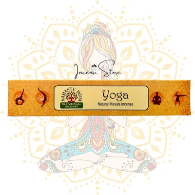 Yoga-Räucherstäbchen, 15 g, entspannender Duft, 12–15 Stäbchen
