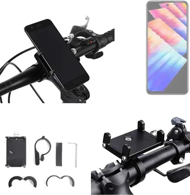 Produktbild von K-S-Trade Handyhalterung für das Fahrrad kompatibel mit Infinix Note 30 Play Halter Lenkstange Fahrradhalterung Motorrad Bike Mount Befestigung