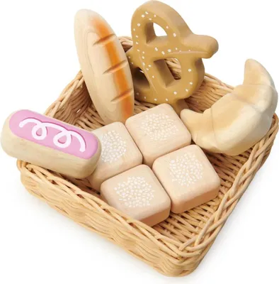 Obrázok produktu pre Tender Leaf Toys Brot und Brötchen, 5 verschiedene Brötchen, Kinderspielzeug