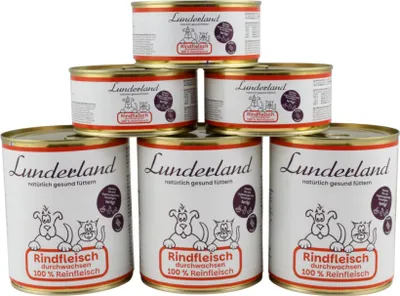 Produktbild von Lunderland Reinfleisch-Dose Rindfleisch durchwachsen 800g