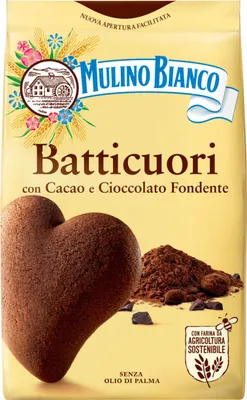 Produktbild von MULINO BIANCO Batticuori Mürbekekse mit Kakao 350g x 6 Pack