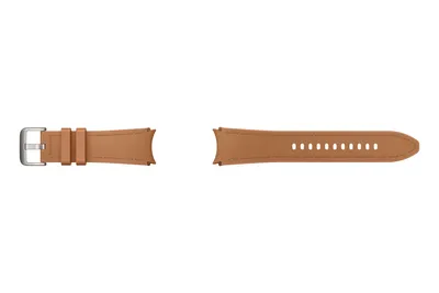 Produktbild von Samsung Hybrid Eco-Leather Band Camel, für Galaxy Watch 4 / 4 Classic / 6 / 6 Classic ( M/L )