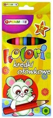 Produktbild von Kolori Bleistiftkreiden 12 Farben PENMATE