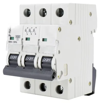 Schutzschalter 4,5 kA, 3-polig, Typ C, 40 A