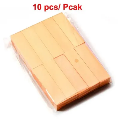Immagine prodotto di Lima per unghie, design colorato, ideale per manicure e pedicure, 10 pezzi, arancione