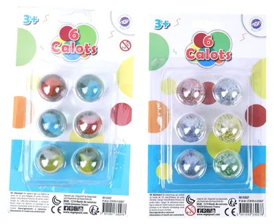 Obrázek produktu pro Skleněné kuličky – Hra pro zábavu – Vícebarevné – Sklo – 2,5 cm x 2,5 cm – Vhodné od 3 let