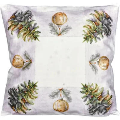 Obrázok produktu pre Vianočný stromček a ozdoby Obliečka na vankúš CYH5485C 40x40 cm