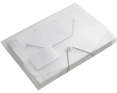 Produktbild von Sammelmappe Jumbo A4 PP mit Gummizug farblos transluzent