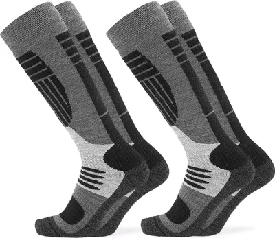 Produktbild von Occulto Herren Skisocken 2er Pack (Modell: Felix) Blk2-Blk2 43-46