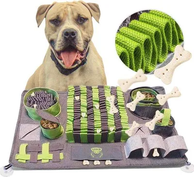 Produktbild von Famanu Snuffle Mat - Waschbare Suchmatte für interaktive Hundespiele