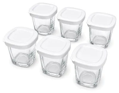 Produktbild von Seb XF100110 Gläser 140 ml Joghurtgläser 6er Set für Joghurtbereiter