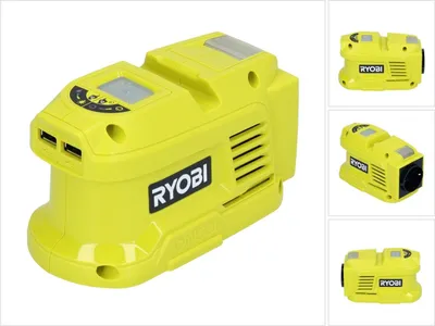 Produktbild von RYOBI RY18BI150A-0 Akku Wechselrichter 18 V Ports 1 kontinuierliche Wattage 150 ( 5133004895 ) Solo - ohne Akku, ohne Ladegerät