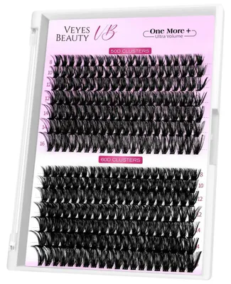 Image de Extensions de cils en clusters, 50D, 60D, longueurs 8-16 mm, faux cils à appliquer soi-même