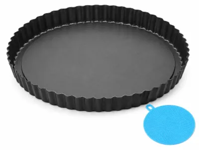 Quicheform 28 cm mit herausnehmbarem Boden, Antihaftbeschichtung