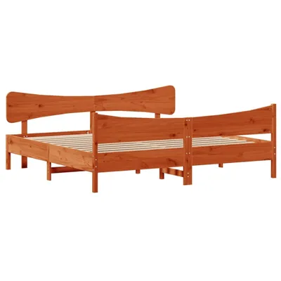 Immagine prodotto di Giroletto senza Materasso Marrone Cera 180x200 cm Legno di Pino