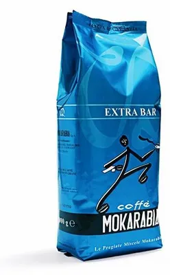 Image de Mokarabia Extra Bar, 1 kg de grains entiers – saveur douce, chocolatée et avec une crema persistante