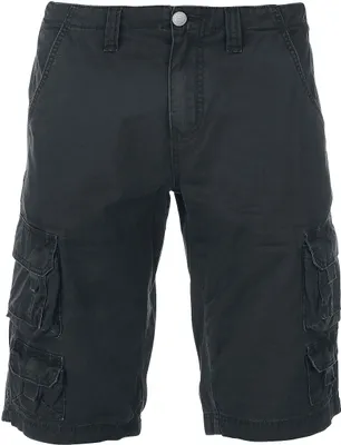 Produktbild von RED by EMP Herren schwarze Cargo-Shorts XL