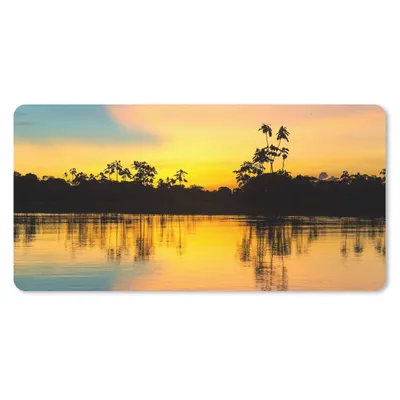 Produktbild von MuchoWow® Schreibtischunterlage Wasser - Natur - Sommer - Himmel 80x40 cm - XXL Mauspad - Gaming Mauspad