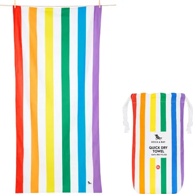 Produktbild von Dock & Bay Beach Towel XL Rainbow Skies 200x90cm
