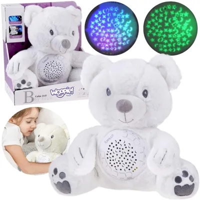 Produktbild von WOOPIE BABY Kuscheltier-Bär mit Projektor, der beim Einschlafen hilft