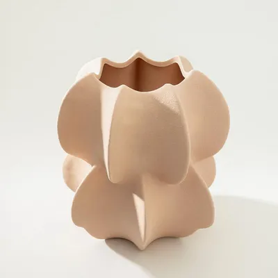 Zdjęcie produktu dla Wazon kamionkowy Petal Pink I 20x21 cm