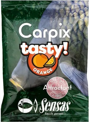 Zdjęcie produktu dla Sensas Posilovač – proszek dla karpi, smakowy, 300 g, pomarańczowy