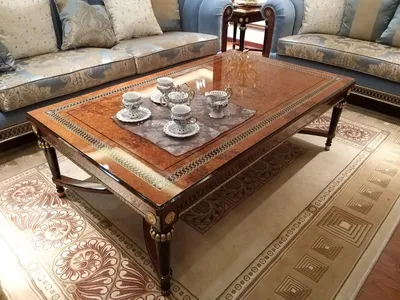 Produktbild von Edler Designer Klassischer Couchtisch Beistelltisch Sofa Wohnzimmer Tische Neu